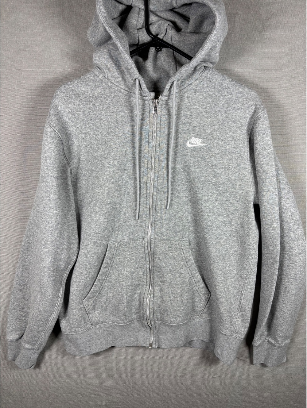 Nike Men's S Gray Full Zip Hoodie